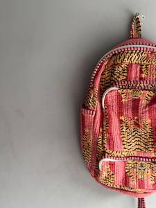 Sac à dos bohème à imprimé animal, sac à dos en coton avec fermeture éclair, sac à dos unisexe pour usage quotidien, sac à dos souple, cadeau pour elle - Product Image 4