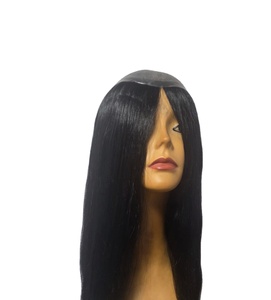 Light <b>Brown</b> Brazilian Remy Human Hair Topper for Women High Density 150% Tangle Free 20 Inches <b>Medium</b> Length Glueless for Base - Product Image 1