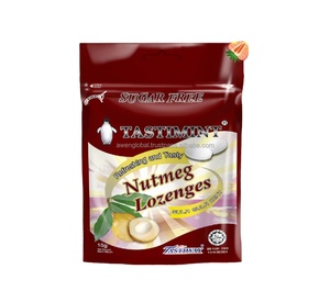 HALAL Sugar-Free Candy with Refreshing Tasty Nutmeg Candy Tastimint Sugar Free Lozenges (Zip Locked Pack) Malaysia Made - Product Image 1