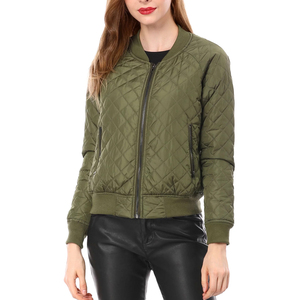 Veste bomber d'hiver pour femmes, sur mesure, respirante et rembourrée, à prix raisonnable - Product Image 6