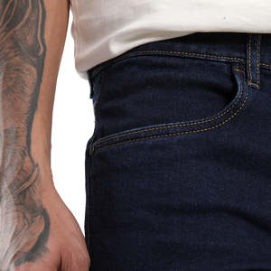 กางเกงยีนส์เดนิมลำลองผู้ชายคุณภาพดีที่สุด ผ้าฝ้าย 100% เอวสูง ทรงปกติ ตัดตรง ลายพิมพ์ มีกระเป๋า - Product Image 6