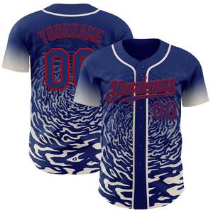 Camiseta de Béisbol con Precio de Fábrica, Tejido de Malla Transpirable, Impresión Personalizada, Ropa Deportiva - Product Image 1