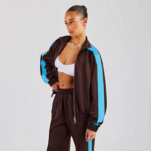 Conjunto Deportivo para Mujer con Logotipo Personalizado, Ropa Deportiva para Correr, Sudadera de Algodón de Manga Larga de Alta Calidad, Pantalones para Correr - Product Image 4