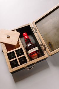 Support à bouteilles en bois polyvalent pour comptoir de cuisine, organisateur de bouteilles de vin, support en bois massif naturel pour table à manger - Product Image 6