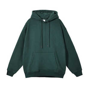 เสื้อฮู้ดผู้ชายทรงปกติ ผ้าฝ้าย 100% เฟรนช์เทอร์รี่ สวมใส่สบาย มีกระเป๋าหน้า เหมาะสำหรับฤดูหนาว แห้งเร็ว - Product Image 4