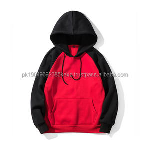 Logo personnalisé d'usine pull surdimensionné Sport hommes Streetwear et polaire à l'intérieur sweat-shirt épissage sweats à capuche pour hommes - Product Image 2