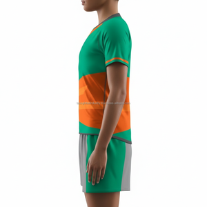 Uniforme de Rugby Personalizado con Estampado de Manga Corta, Venta al Por Mayor OEM - Product Image 2