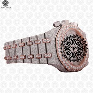 Charm Jewells Luxury Stainless Steel Chronograph <b>Watch</b> 40mm Dial Sapphire Crystal Analog <b>Mechanical</b> Auto Date 10 Bar Water - Product Image 2