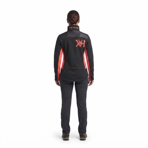 Custom Women's 3-Layer Softshell Jacket 320GSM Stretch Nylon Fleece Lined Active Outdoor Hiking <b>Coat</b> OEM - Product Image 2