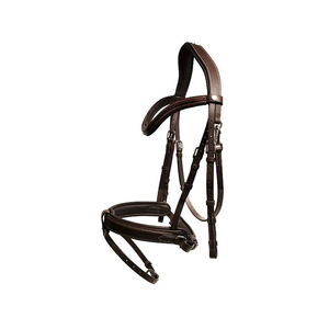 Handcrafted Leather English Style Horse Bridle with Adjustable Straps 2x3x2m Size for Riding Factory Made Model SULEMAN 0016 - Product Image 2