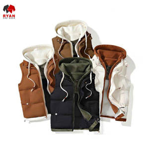 Gilets matelassés Ryan Pro Gear pour hommes, design personnalisé, rembourrage en polyester, tissu confortable avec logo personnalisé, col à capuche - Product Image 1