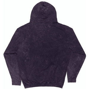 Dark Colored Custom Design Winter Women's Acid Wash Streetwear Hoodie Front High Quality Digital Printing Pullover Cotton Fleece - Product Image 6