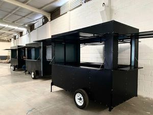 Remorque alimentaire mobile en acier inoxydable et aluminium, cuisine complète pour restauration rapide, BBQ, pizza, camion de glaces, snacks, chips, hot-dogs, résistante aux intempéries - Product Image 6