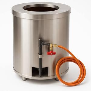 Four à tandoor KingFlame écologique en acier inoxydable de qualité 304 avec alimentation au gaz/électrique, niveaux de puissance réglables, nettoyage facile - Product Image 1