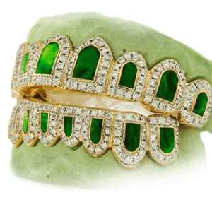 Grillz dentaire Hip Hop personnalisé en argent 925, serti de diamants Moissanite, bijoux dentaires en argent, meilleur prix - Product Image 6