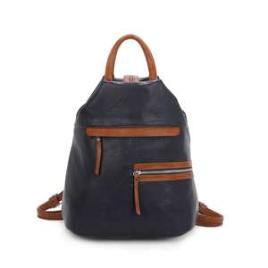 Mini Mochila de Cuero Genuino para Mujer, Bolso de Cuero Real, Mochila de Diseño para Viaje, LMBP-0031B - Product Image 5
