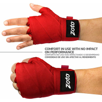 Bandages de boxe en coton élastique, logo personnalisé OEM, bandages de poing pour l'entraînement, le sparring, le Muay Thai, le MMA, équipement de combat, vente en gros