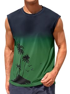 Custom Sublimation Tank Tops For Men Custom Your Own Design 100% Polyester Cool Sublimated Casual <b>Running</b> Vest Gym <b>Singlet</b> Tops - Product Image 1