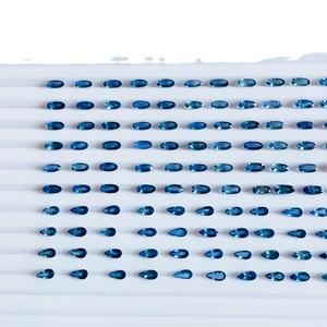 NATUREL AAA QUALITÉ TRÈS BEAU SAPHIR BLEU CHAUFFÉ AVEC UNE TRÈS BELLE COULEUR ET UN TRÈS BEAU LUSTRE AVEC DES FORMES OVALES ET POIRE, AVEC ELLE - Product Image 1