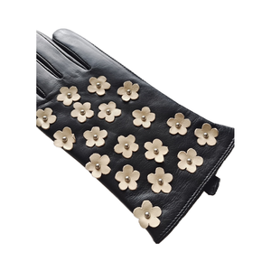 Gants d'opéra en peau de mouton pour femmes, doublure cachemire, thermiques, écologiques, compatibles écran tactile, style uni, pour l'extérieur - Product Image 3