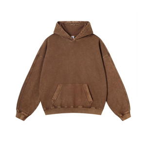 Sweat à capuche tendance, sweat à capuche vintage, sweat à capuche en polaire 350 g/m², sweat à capuche thermique - Product Image 5