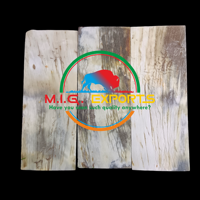 Paling banyak dan terbaik dijual: Plat atau sisik tanduk sapi putih untuk gagang pisau, gagang pedang, dan gagang silet. M.I.G. EKSPOR