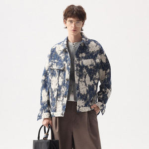 Nouvelle Arrivée OEM 2026 – Veste en Jean Streetwear Personnalisée pour Homme – Veste en Denim Jacquard Hiver pour Homme - Product Image 1