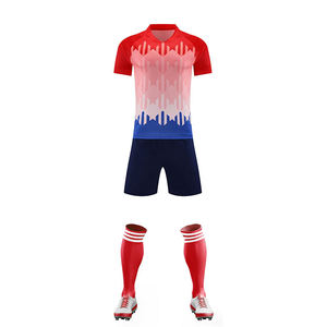 Professional Football Apparel Custom Soccer Kit Manufacturer Team Uniform Jersey and Shorts Set Lightweight Durable Sportswear f - Product Image 1