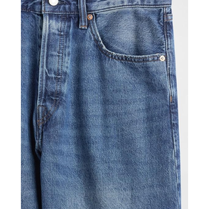 Jean en denim ample pour homme – Pantalon décontracté à jambe large, taille mi-haute, style streetwear décontracté - Product Image 5