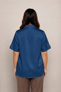 Designer Women <b>Shirt</b> 100% Cotton Comfortable Anti-Wrinkle Casual & Party Wear <b>Button</b> Down <b>Shirt</b> Bulk Export at Wholesale Price - Product Image 3