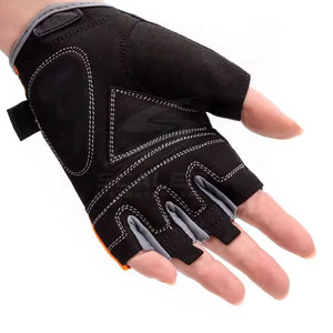 Gants de cyclisme respirants de qualité supérieure, demi-doigts, légers, anti-humidité, avec grip de sécurité et absorption des chocs pour VTT - Product Image 6