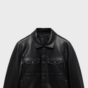 Veste d'hiver pour homme de qualité supérieure au meilleur prix, en cuir véritable, coupe-vent, imperméable, teinte unie, toutes tailles disponibles - Product Image 4