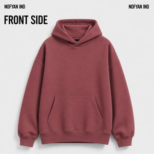 Custom OEM Mens <b>Hoodie</b> <b>Oversized</b> Relaxed Pullover Hood <b>Long</b> Sleeve 100% Cotton Quick Dry Breathable Fashion Winter Warm Outdoor - Product Image 3