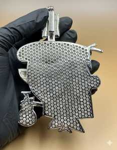 Colgante Personalizado de Personaje de Dibujos Animados con Diamantes de Imitación VVS, Plata de Ley 925, Estilo Hip Hop, para Hombre - Product Image 2