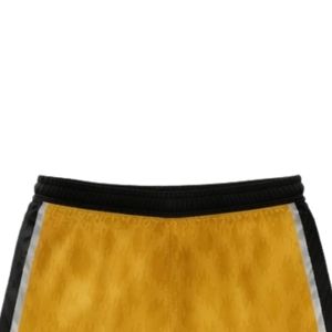 Unisex Yellow Black Lacrosse <b>Shorts</b> <b>Polyester</b> Lightweight Athletic Team Uniform Training Sports Clothing - Product Image 3