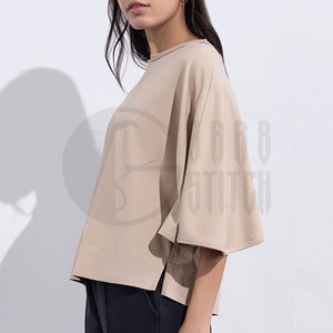 Camiseta Casual de Manga Campana en Spandex/Algodón - Product Image 4