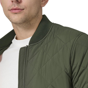 Chaqueta de Invierno para Hombre HI-GLOW SPORTS, Último Diseño, Cuello Alto, Logotipo Frontal, Impermeable, Nailon/Poliéster Ecológico - Product Image 1