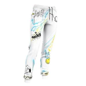 Men's Printed Sweatpants Elastic Waist Drawstring Casual Joggers with Straight Pattern Midweight 100% Polyester Quick Dry - Product Image 3