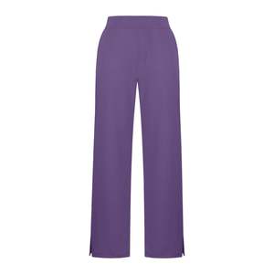 Pantalon de yoga décontracté pour femme, taille mi-haute, jambe large, respirant, avec logo personnalisé OEM, design unique, taille élastique, collection 2026 - Product Image 1