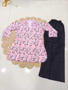 Fashionable Co-Ord Set – Floral Digital Print <b>Top</b> with Comfortable Palazzo - Product Image 5