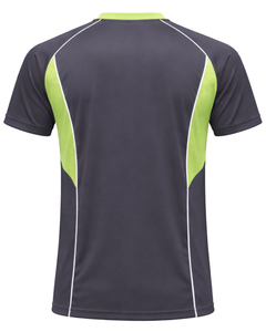 Conjunto Deportivo de Yoga de 2 Piezas para Hombre, Cuello Redondo, Manga Corta, Secado Rápido, Colores Personalizados, SIRIUS SPORTS, Logotipo Personalizado, Impresión Digital - Product Image 4