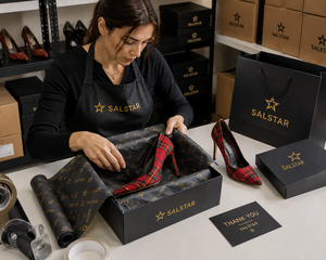Zapatos de Tacón Alto de Moda con Diseño de Tartán y Punta Puntiaguda para Mujer, Ideales para Bodas y Fiestas - Product Image 6