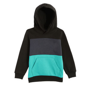 Autumn Winter Solid Color Sweatshirt for Kids Boys Long Sleeve <b>Zip</b> up <b>Hoodies</b> for Boys <b>Pocket</b> Cotton Girls Black Hoodie - Product Image 1