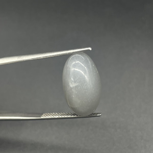 Piedra preciosa suelta de piedra lunar gris ovalada de 11.90 quilates para anillo, colgante y joyería - Product Image 3