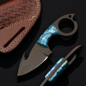 Couteau à poisson forgé à la main, lame en acier à haute teneur en carbone avec revêtement en poudre - Product Image 3