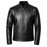 Vestes d'hiver en cuir véritable pour hommes, construction de qualité supérieure, chaudes, douces et confortables, vêtements de mode saisonniers, vente en gros