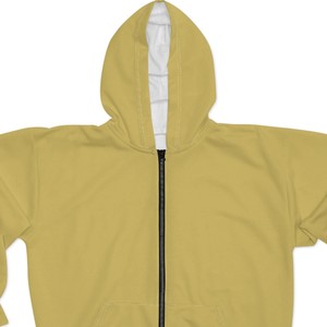 Sudadera con Capucha y Cremallera para Hombre, Marca Harry Johnson Production, Color Sólido, Felpa Francesa, Corte Casual, para Otoño, Manga Larga, Tejido de Punto - Product Image 5