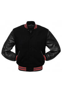 Unisex Custom Plus Size Letterman Baseball College Jacket Breathable Cow Skin Varsity Jacket for <b>Men</b> for Spring - Product Image 1