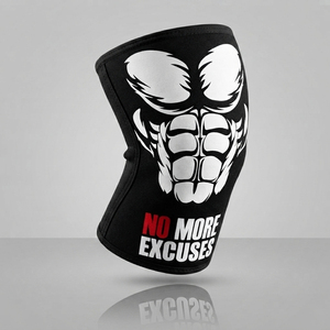 Weightlifting Neoprene Knee Sleeve Printed Workout <b>Trainer</b> Heavy Duty Knee Sleeves Powerlifting Knee Support Sleeves - Product Image 4
