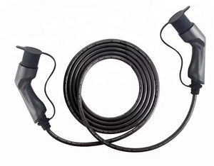 Cable de Carga Rápida Tipo 2 a Tipo 2 para Vehículos Eléctricos, 11kW, 3 Fases, 16A, 3m, Cable de Carga Portátil para Coche Eléctrico, TPU TPE, para Hogar y Uso Público - Product Image 1